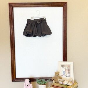 Cherokee EUC 2012 Gray Corduroy Ballon Skirt with Bow Size 3T